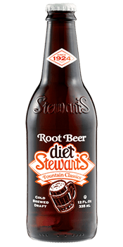 Stewart's Diet Root Beer Soda