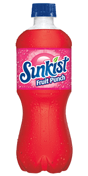 Sunkist® Fruit Punch Flavored Soda