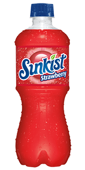 Sunkist® Strawberry Flavored Soda